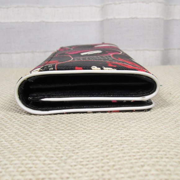 L.A.M.B. Worthington Satchel and Matching Wallet in Kiss Me Print with Dust Bag - Picture 14 of 16